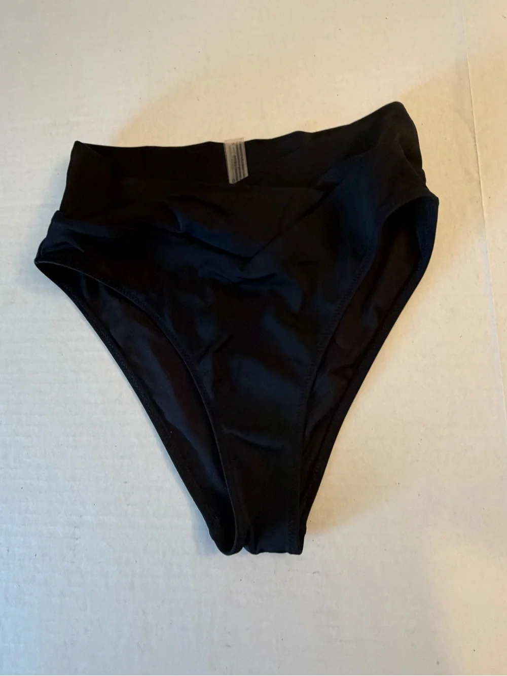 PINK Victoria’s Secret High-Waist Black Bikini Bottom size Small